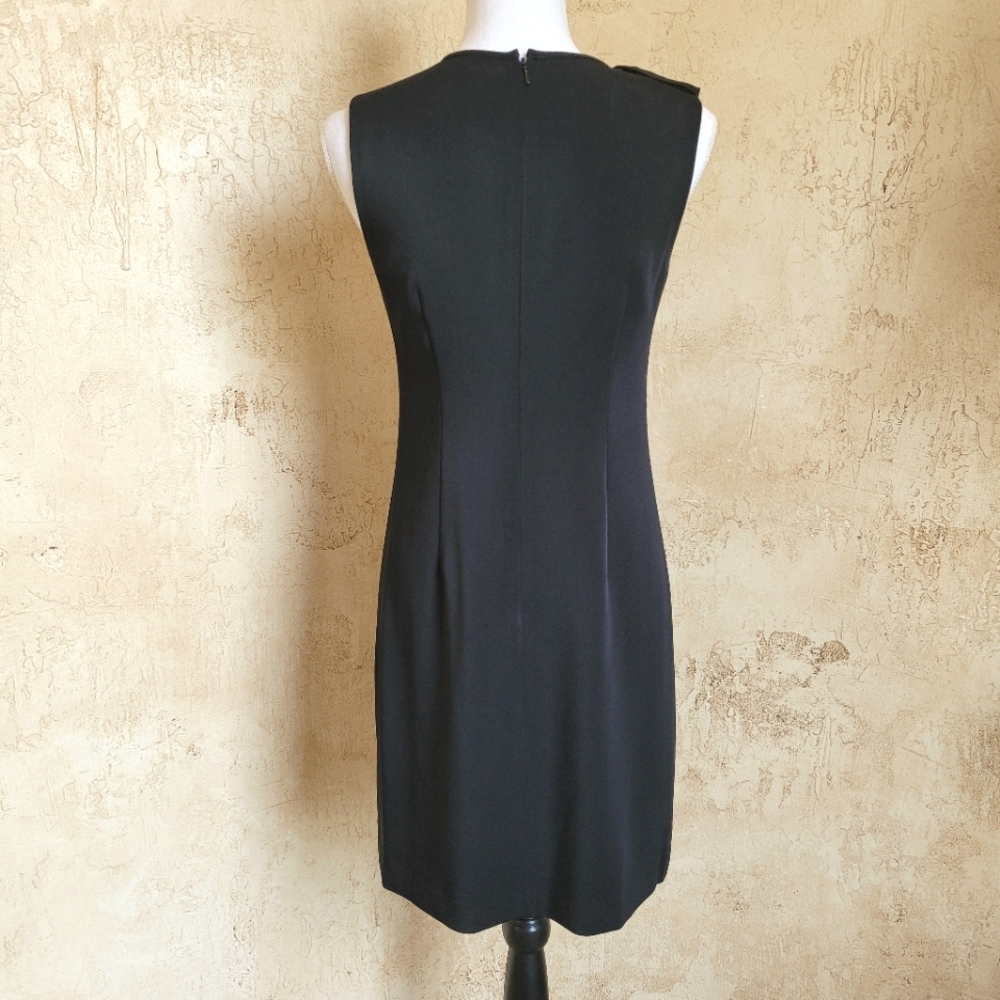 Chic Asymmetrical Ruffle Front LBD - Picture 5 of 7